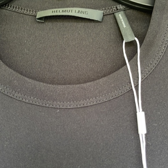 NWT Helmut Lang Women’s Twist Dress In Basalt Black,Side Slit,Size XS - Picture 7 of 14